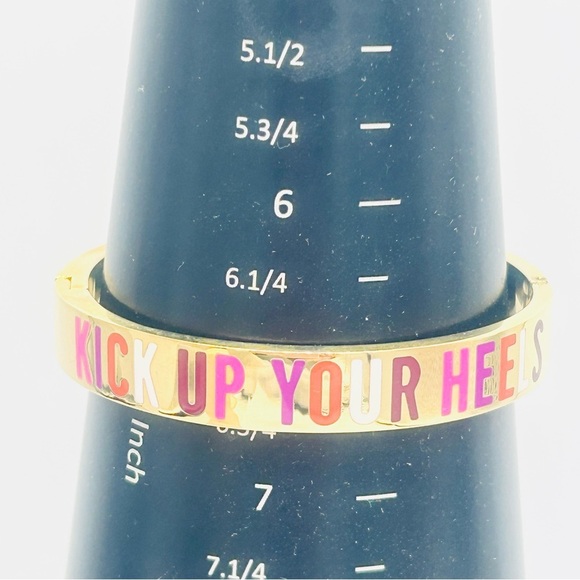 Kate Spade “Kick Up Your Heels” Bangle Bracelet - Picture 3 of 3